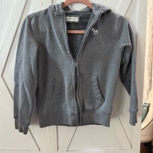 Abercrombie Kids Charcoal Zip-Up Hoodie - Boys